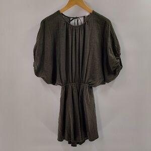 Aerie Women's Golden Hour Cover Up Size XS Green Size XS Cotton